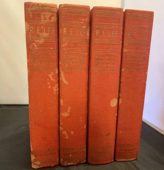 R.  E.  Lee - A Biography By Douglas Southall Freeman In Four Volumes - 1st Ed.  1935