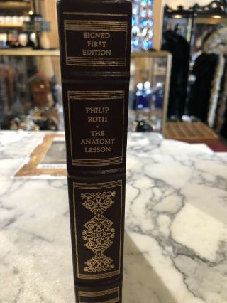 The Anatomy Lesson,  Philip Roth,  Franklin Library,  Signed First Edition.  Leather