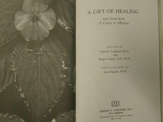 99p? - A Gift of Healing - Vaughan COURSE IN MIRACLES OCCULT MEDITATIONS WISDOM 2