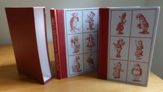 Lewis Carroll Alice In Wonderland,  Looking Glass Boxed Set Folio 1998 Tenniel
