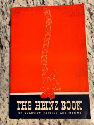 1937 Antique Cook Book " The Heinz Book "