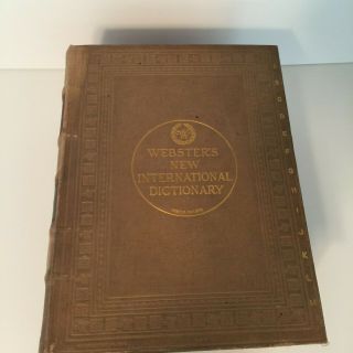 Websters International Dictionary of the English Language 1928 3
