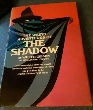 The Weird Adventures Of The Shadow By Walter Gibson Hardcover Dj 1966 First