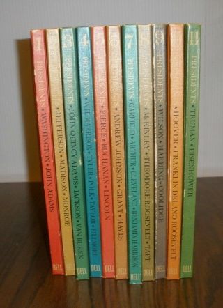11 American Heritage Book Of The Presidents And Famous Americans 1967 Hc