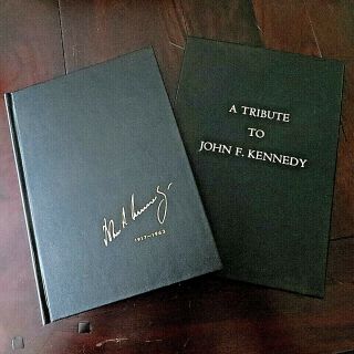Signed A Tribute To John F.  Kennedy,  Slipcase,  Pierre Salinger,  Robert,  Jacqueline