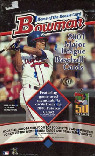 2001 Bowman Baseball Hobby Box