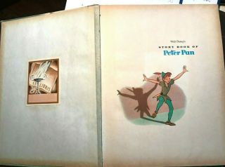 Walt Disney ' s PETER PAN vintage children ' s 1st 