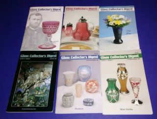 Glass Collector’s Digests 1989 Complete Phoenix Silver Overlay Art Reference