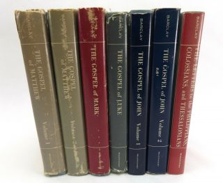 Daily Study Bible Series Book Set William Barclay Testament Vtg Dsb