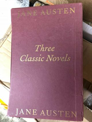 Jane Austen Three Classic Novels - Folio Society - Emma,  Prejudice,  Sensibility