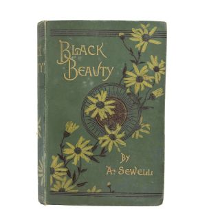 Antique Victorian 1897 Binding Black Beauty Anna Sewell Children 