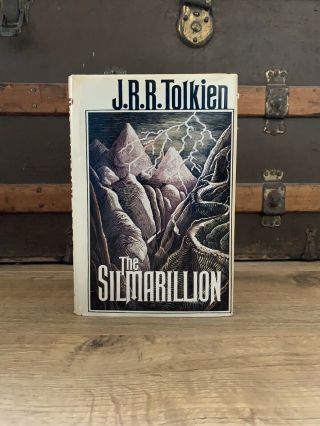 The Silmarillion J.  R.  R.  Tolkien (hobbit,  Lord Of The Rings) Hc 1st/1st 1977 Map