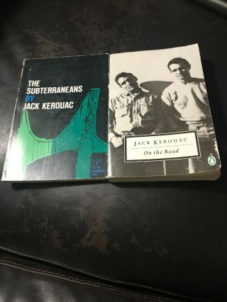 Jack Kerouac 2 Books On Gthe Road And The Subterraneans Grove Press Early 1958