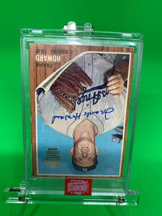 Frank Howard 1962 1/1 Auto 2019 Topps Archives Signature Edition Buyback Dodgers 2
