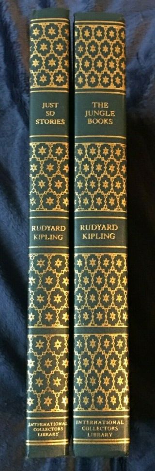2 International Collectors Library Rudyard Kipling Jungle Book Just So Stories