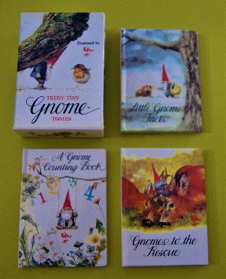 Teeny Tiny Gnome Tomes Book Set In Case By Harry N.  Abrams,  Inc. ,  1981,  Hc