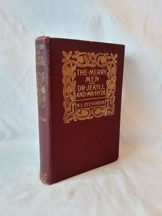 Robert Louis Stevenson Dr.  Jekyll & Mr.  Hyde Vintage Antique Decorative 1907 Hb