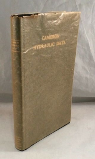 Vintage Reference Book Cameron Hydraulic Data By Shaw Ingersoll - Rand 1951