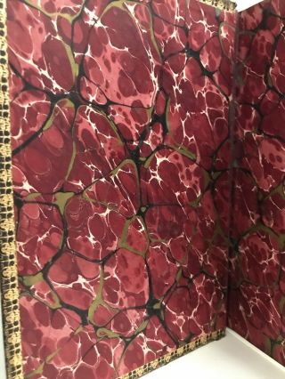 The Poetical Of Robert Burns Leather Bound Marbled Paper Gilt Edges 1896 2