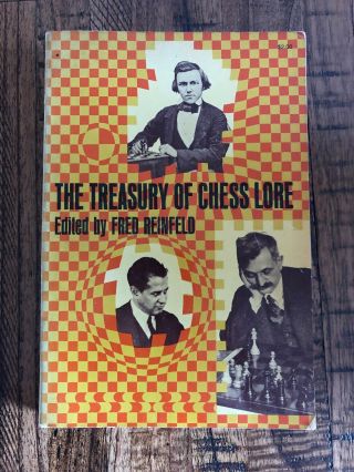 Old Chess Book - The Treasury Of Chess Lore 1959 By Fred Reinfeld / Dover