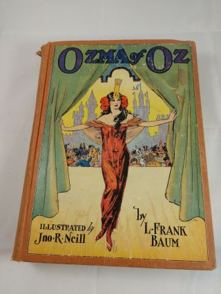Ozma Of Oz Baum Book Reilly & Lee Vintage Illustrated