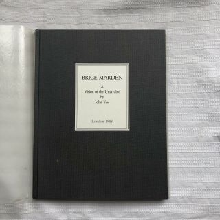 Brice Marden A Vision Of The Unsayable By John Yau Hb Ed