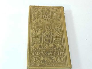 Antique Leather Selections From The Meditations Of Marcus Aurelius 1899 Book