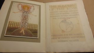1908 1st Limited Ed.  The Romaunt Of The Rose Illustrated By Keith Henderson