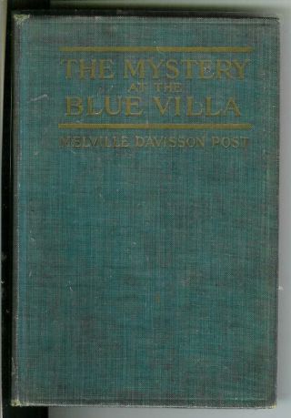 The Mystery At The Blue Villa By Md Post,  Rare Us Appleton Crime Hardcover Novel