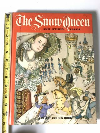 1962 Deluxe Golden Press Book - The Snow Queen And Other Tales