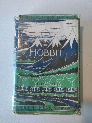 The Hobbit Or There And Back Again By J.  R.  R.  Tolkien 1966 Hc/dj