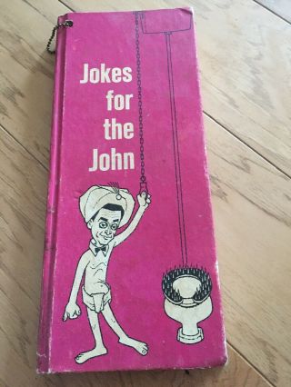 Jokes For The John Vintage Humor Book 1961 Kanrom Hardcover Dirty Jokes