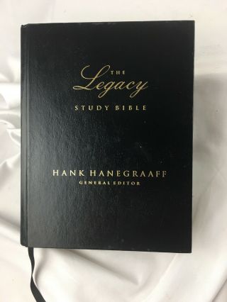 The Legacy Study Bible King James Version Nkjv Hank Hanegraaff 2007 Nkjv Hc