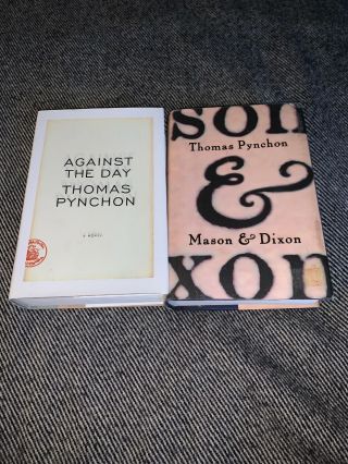 Thomas Pynchon - 2 Books - True First/1st Editions - Mason & Dixon Against The Day