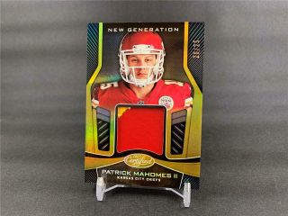 2017 Panini Certified Patrick Mahomes Ii Rookie Generation Gold Patch 20/25