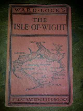 Ward Lock Red Guide - The Isle Of Wight - 1951 - 25th Edition - Maps And Plans
