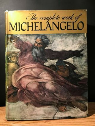 The Complete Work Of Michelangelo Very Large Book Hardcover