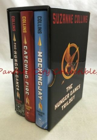 Hardback Jacket Box Set The Hunger Games Trilogy Suzanne Collins
