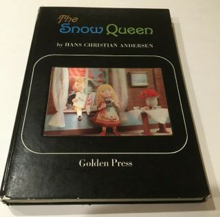 The Snow Queen Hans Christian Andersen 1966 Hardcover Golden Press Frozen Tale