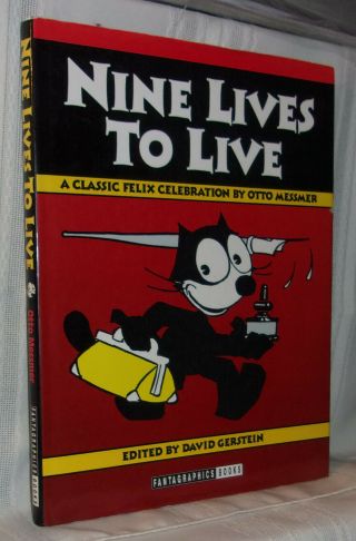 Otto Messmer Nine Lives To Live First Ed Felix The Cat Cartoon Comic Color Hc Dj