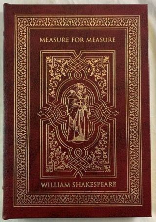 Deluxe Easton Press Leather William Shakespeare Measure For Measure