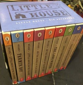 " Little House On The Prairie Box Set " 9 Books - Laura Ingalls Wilder