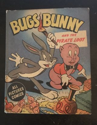 1944 Bugs Bunny And The Pirate Loot Big Better Little Book Pictures Comic 1403