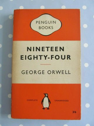 1984 By George Orwell Vintage Penguin Dated 1959 Nineteen Eighty Four