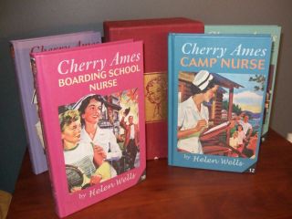 1948 Cherry Ames Volumes 9 - 12 W/slipcase Books New/unused