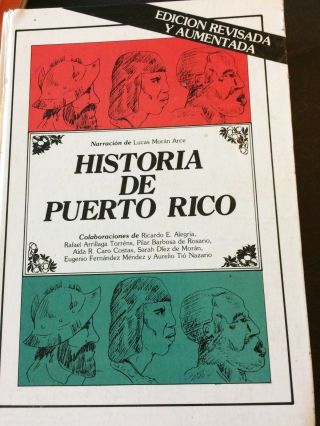 Historia De Puerto Rico / Lucas Moran Arce