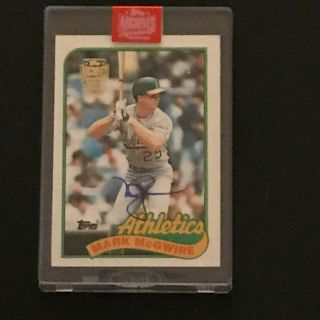 Mark Mcgwire,  2019 Topps Archives Signature Series Retired Edition,  1/1