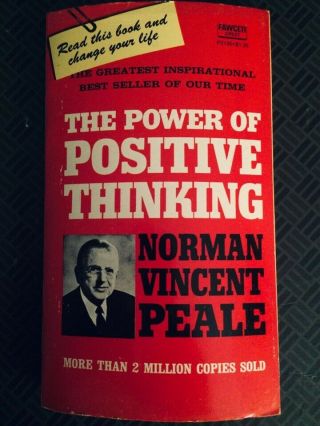 1956 The Power Of Positive Thinking By Norman Vincent Peale (first Paperback)