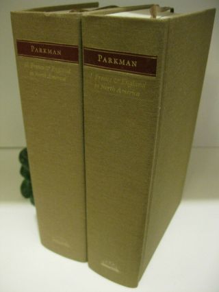 Francis Parkman France And England In America Volumes 1 - 2 Library Of America