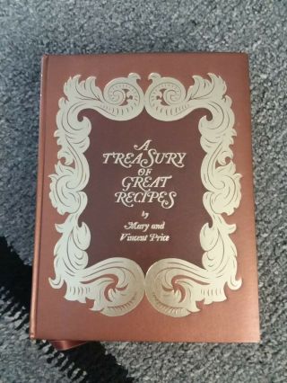 A Treasury Of Great Recipes By Mary And Vincent Price 1978 Usa Printing